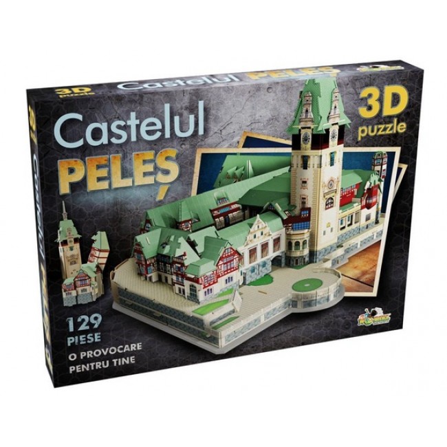 Puzzle 3D Noriel - Castelul Peles cu 129 piese